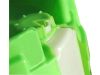 Green Warboy close up - reusable plastic drum